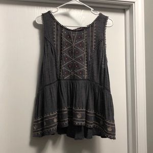 Knox Rose Embroidered Tank